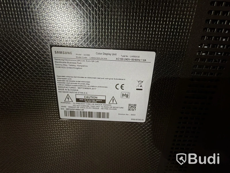 Samsung LH55DCE – 55” digital signage-skärm