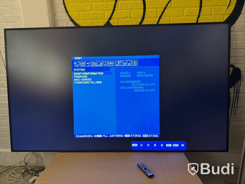 NEC MultiSync C981Q – 98” professionell storbildsskärm (4K UHD)