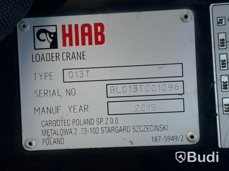 Mercedes-Benz Sprinter | Hiab 013T telescopic crane | 2015