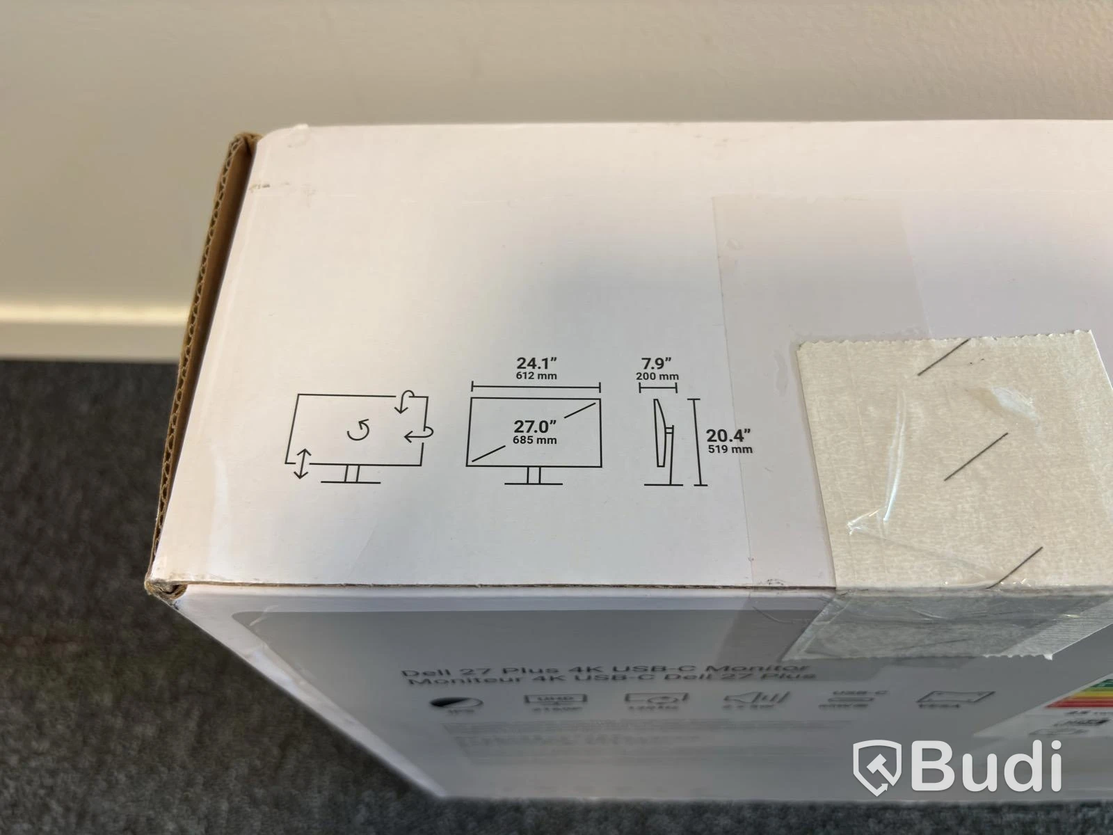 Dell S2725QC Monitor, 27-inch, 4K for sale via bankruptcy auction
