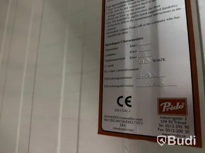 Vikportsblad Prido Ecolid – 3 par / 6 dörrblad
