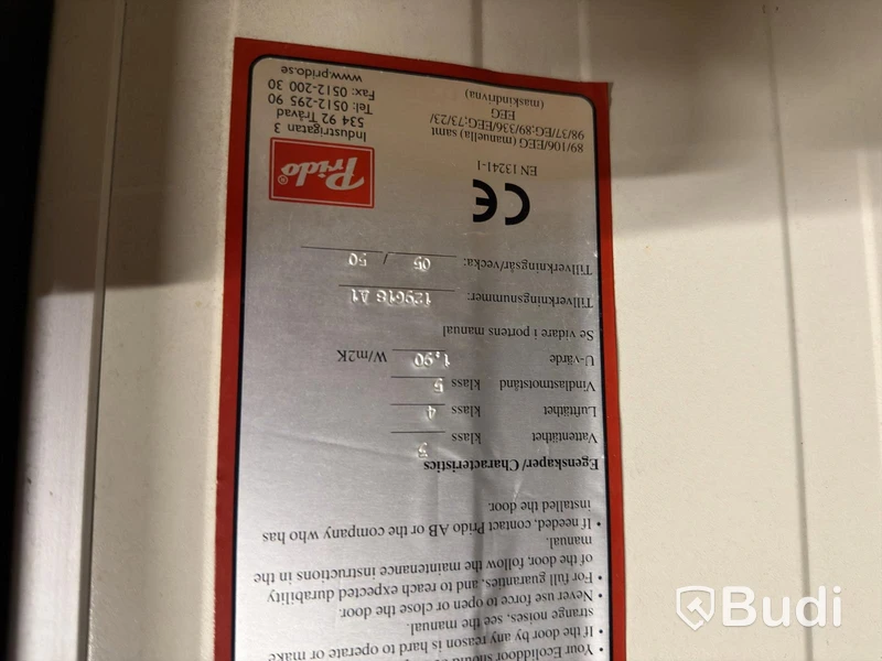 Vikportsblad Prido Ecolid – 3 par / 6 dörrblad