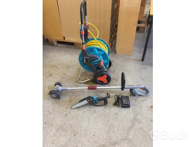Gardena slangvinda, AL-KO multibrush samt grensåg