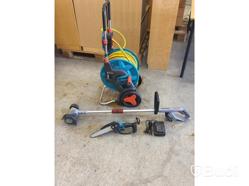 Gardena slangvinda, AL-KO multibrush samt grensåg
