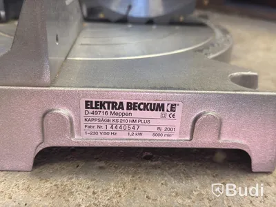 Kapsåg, Elektra Beckum KS 210 HM PLUS, 2001, 1200 W