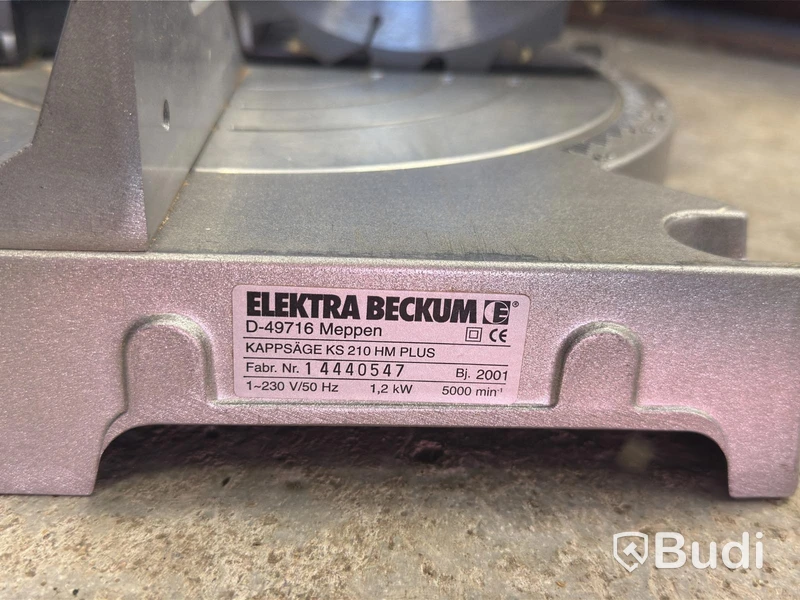 Kapsåg, Elektra Beckum KS 210 HM PLUS, 2001, 1200 W