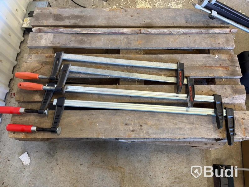 Sash clamps, 4 pcs, Sandvik/Bessey