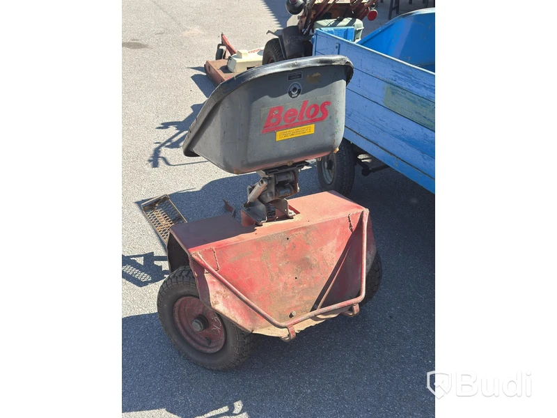 Redskapsbärare, Belos 272, med vagn, klippaggregat, snöblad m.m.