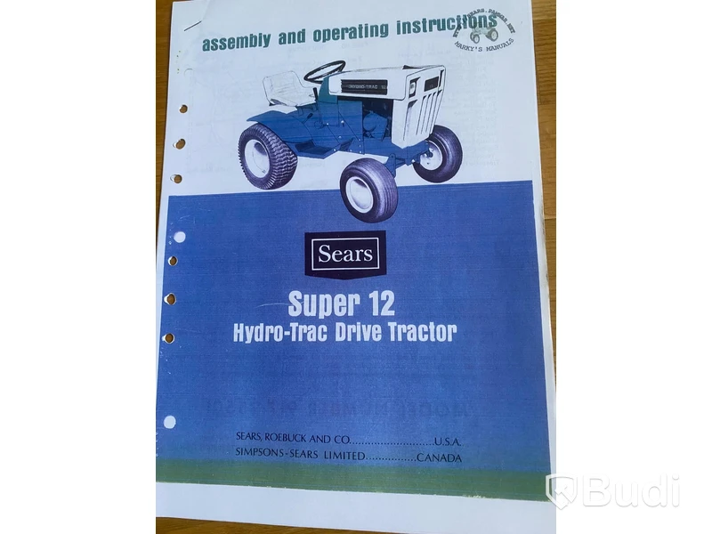 Trädgårdstraktor, Sears Super 12, Hydro-Trac