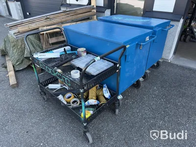 Tool trolleys, 3 pcs