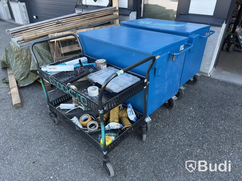 Tool trolleys, 3 pcs