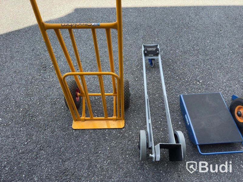 4 transport trolleys