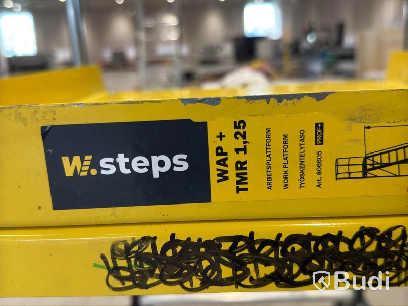 Platform ladder W.steps WAP+ TMR 1,25