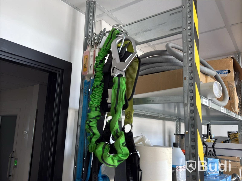 Fall protection equipment, harness and lanyards