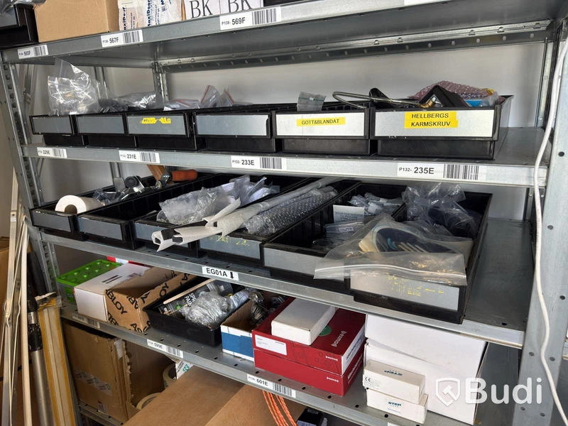 Lot of hardware, screws and accessories