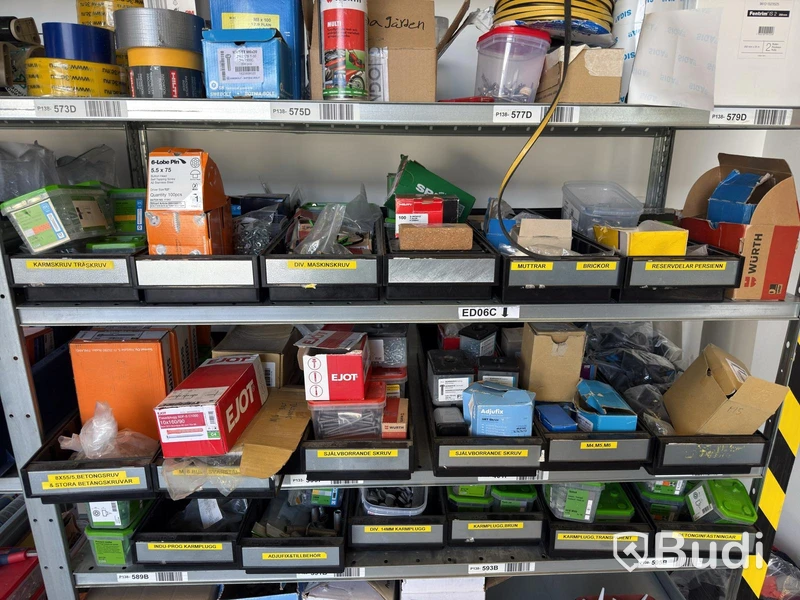 Lot of hardware, screws and accessories