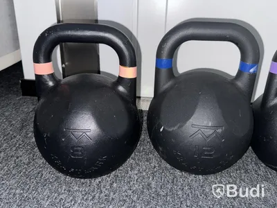 6 st kettlebells - 8, 12, 16 & 20 kg
