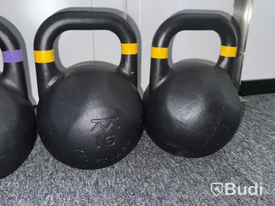 6 st kettlebells - 8, 12, 16 & 20 kg