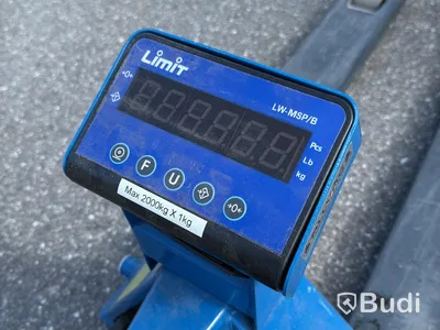 Pallet truck with scale | 2000 kg