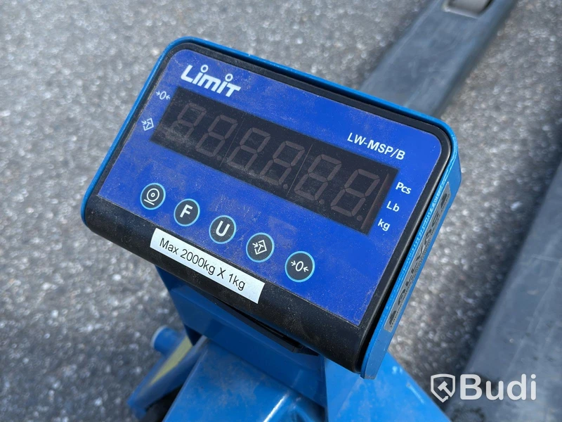 Pallet truck with scale | 2000 kg