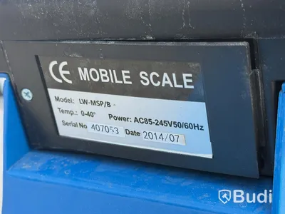 Pallet truck with scale | 2000 kg