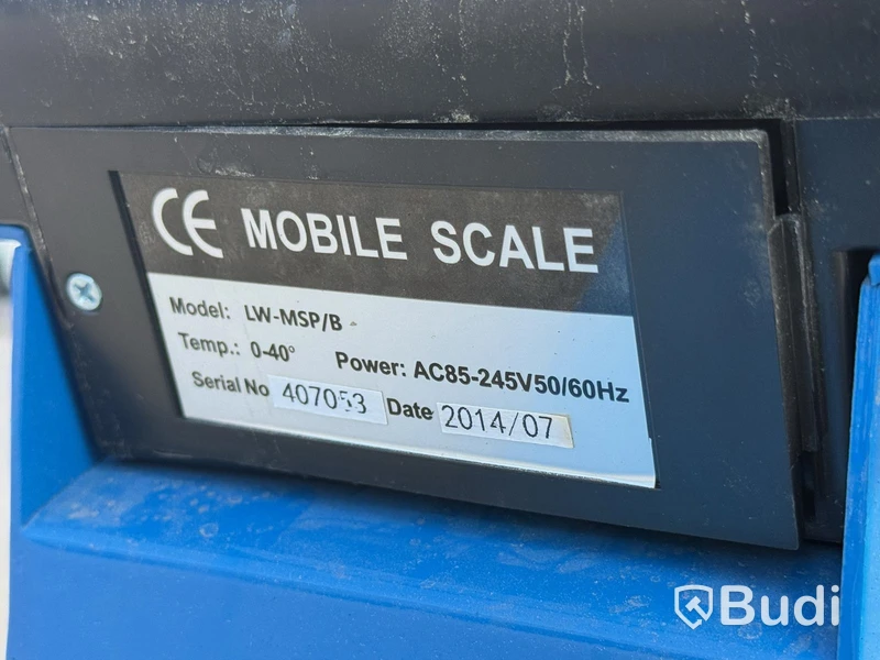 Pallet truck with scale | 2000 kg