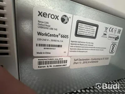Xerox WorkCentre 6605 multifunction printer, 2016.