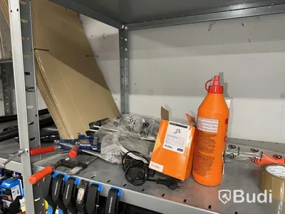 Shelving sections, 5 metres, including all contents.