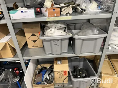 Shelving sections, 5 metres, including all contents.