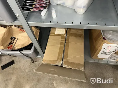 Shelving sections, 5 metres, including all contents.