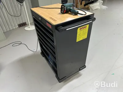 Airforce tool trolley with contents.