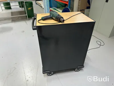 Airforce tool trolley with contents.