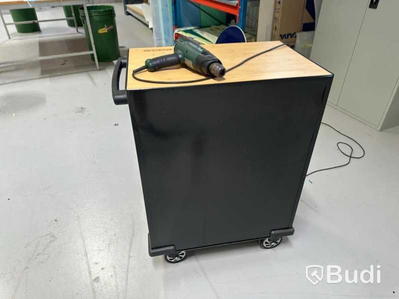 Airforce tool trolley with contents.