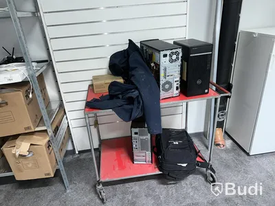 Storage shelving, lot including all contents