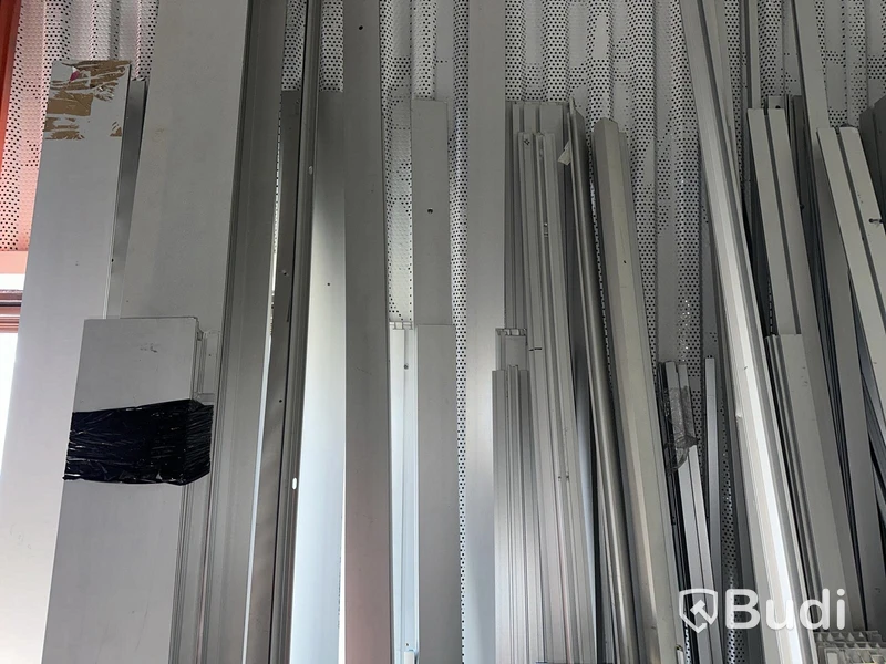 Aluminiumprofiler, blandade längder