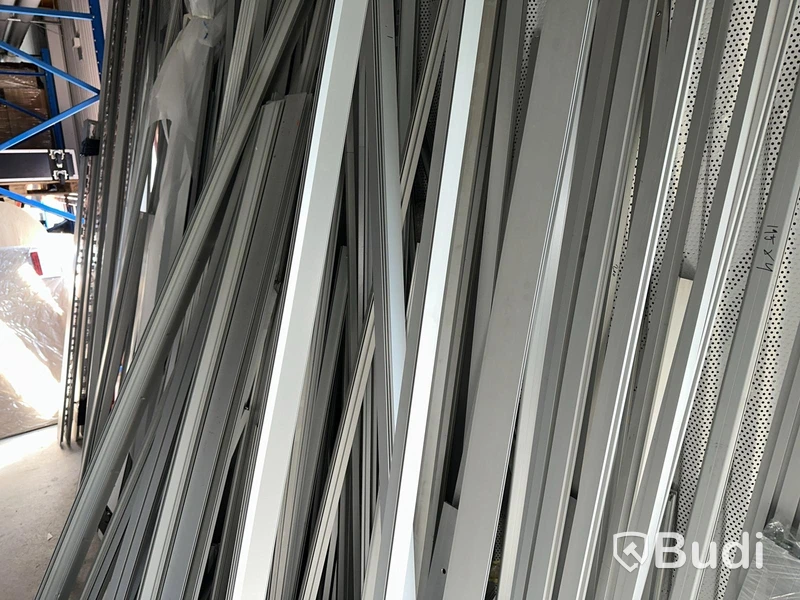 Aluminiumprofiler, blandade längder