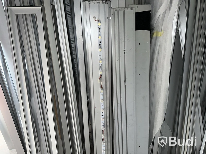 Aluminiumprofiler, blandade längder