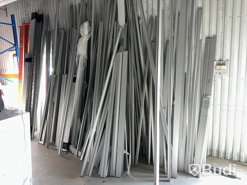 Aluminiumprofiler, blandade längder