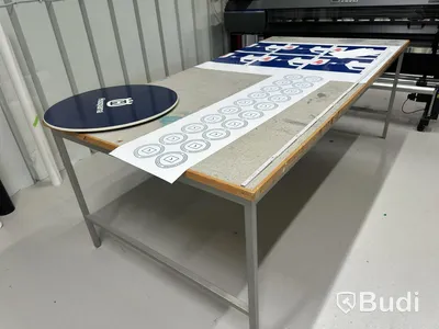 Cutting table, 2500×1270 mm, height 900 mm