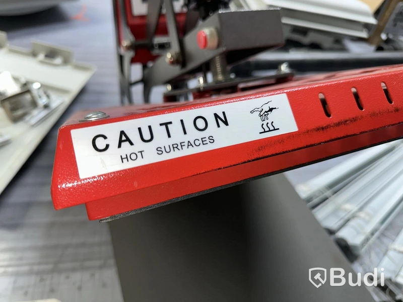 Heat press, digital controls