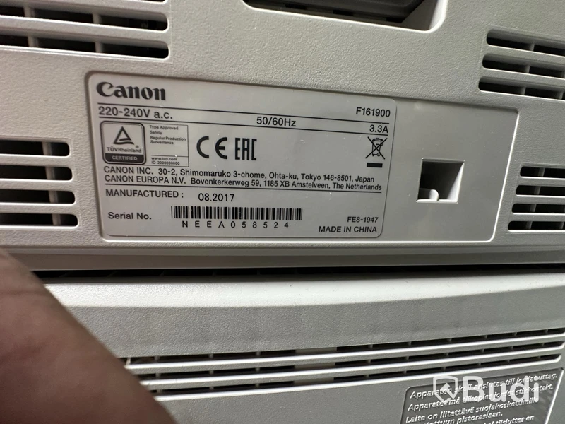 Canon printer, F161900
