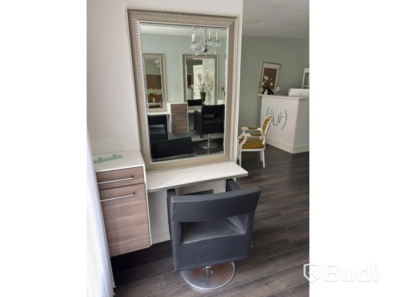 Salon chair by Starck for Presence Paris, incl. mirror