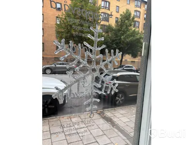 2 st. Taklampor snöflinga