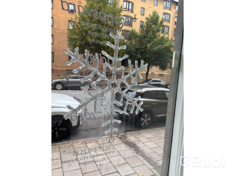 2 st. Taklampor snöflinga