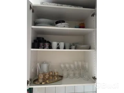 Parti med porslin, glas och diverse tillbehör