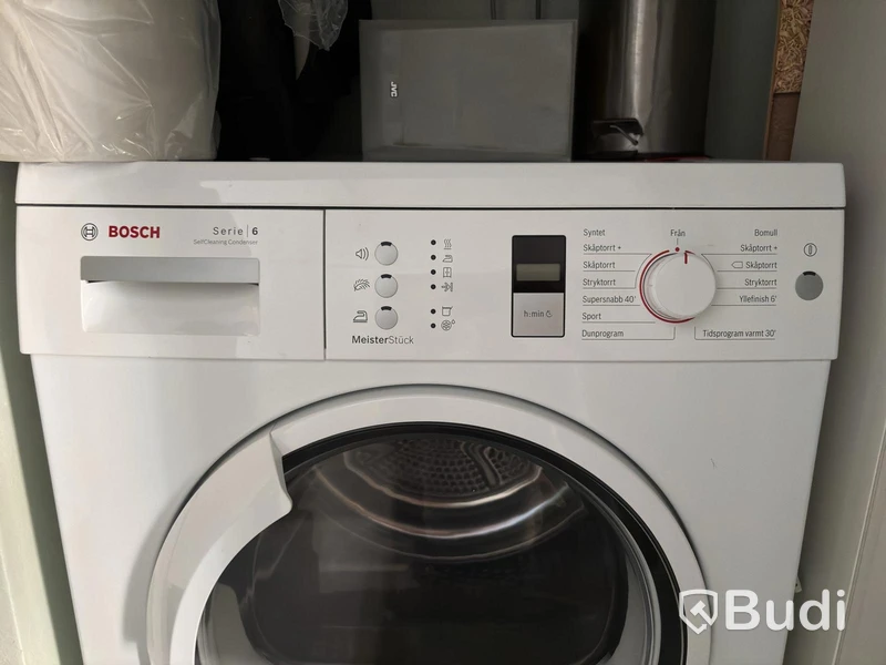 Washing machine, Bosch tumble dryer and Electrolux vacuum cleaner