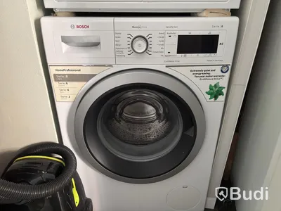 Washing machine, Bosch tumble dryer and Electrolux vacuum cleaner