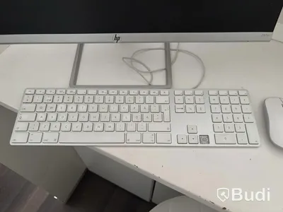 HP 24fw monitor incl. Apple keyboard and mouse