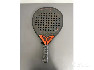 Padelracket, Bullpadel, Hack 03 Hybrid, svart/orange.
