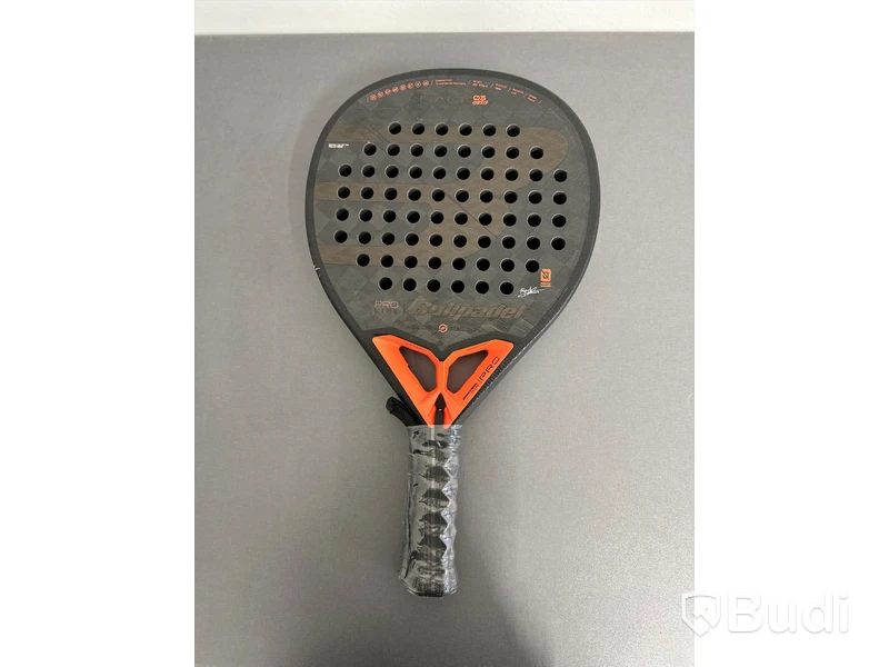 Padelracket, Bullpadel, Hack 03 Hybrid, svart/orange.
